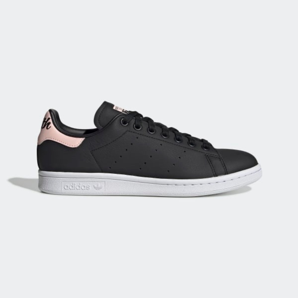 Adidas Black/Pink Stan Smith Sneakers
